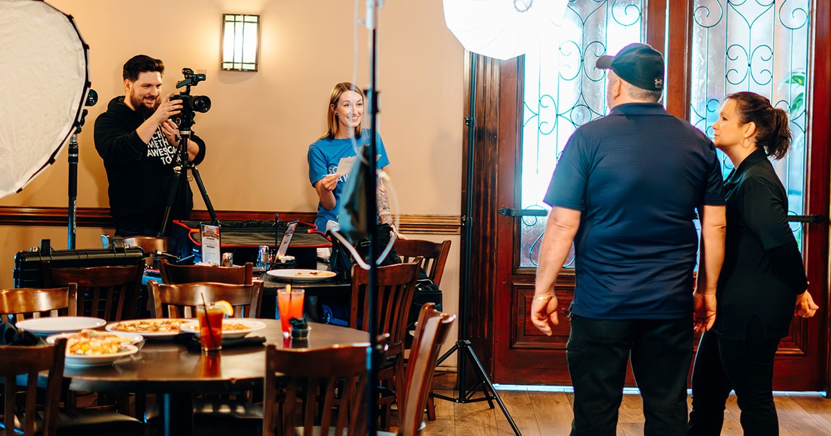 FXV Digital Design Filming at Mimmo's